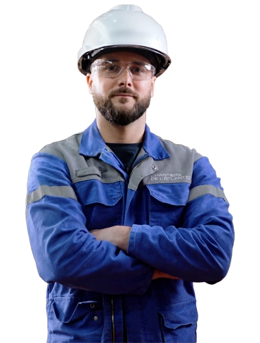 Bryan usineur chantier de l'atlantique