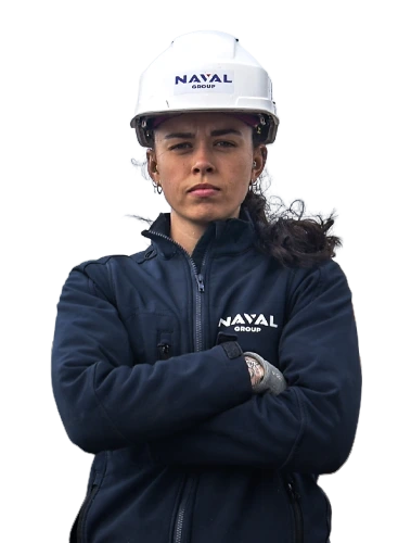 Malgwenn soudeuse coque chez Naval Group