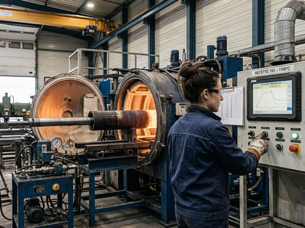 Opératrice en traitement thermique
